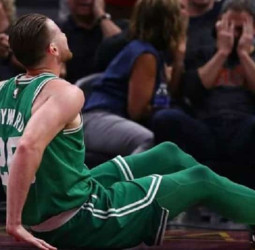 Cleveland vence a Boston en la noche de la lesión de Hayward (99-102)