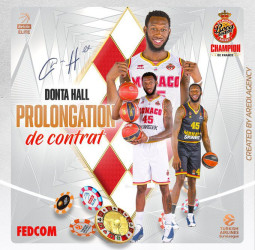 Donta Hall, un año más en el AS Mónaco