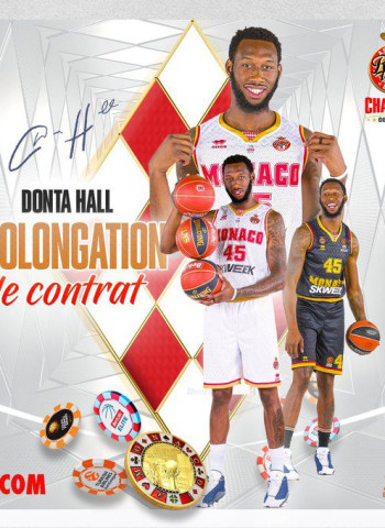 Donta Hall, un año más en el AS Mónaco