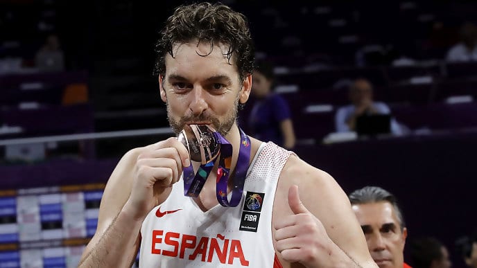 Pau Gasol, líder histórico de medallas