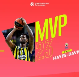MVP de la 23ª jornada EuroLeague: Nigel Hayes-Davis, Fenerbahce Beko Istanbul