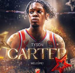 Tyson Carter regresa a la Euroliga de la mano del Crvena Zvezda