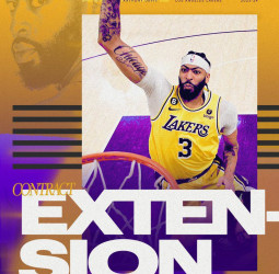 Los Lakers anuncian la extensión de contrato de Anthony Davis