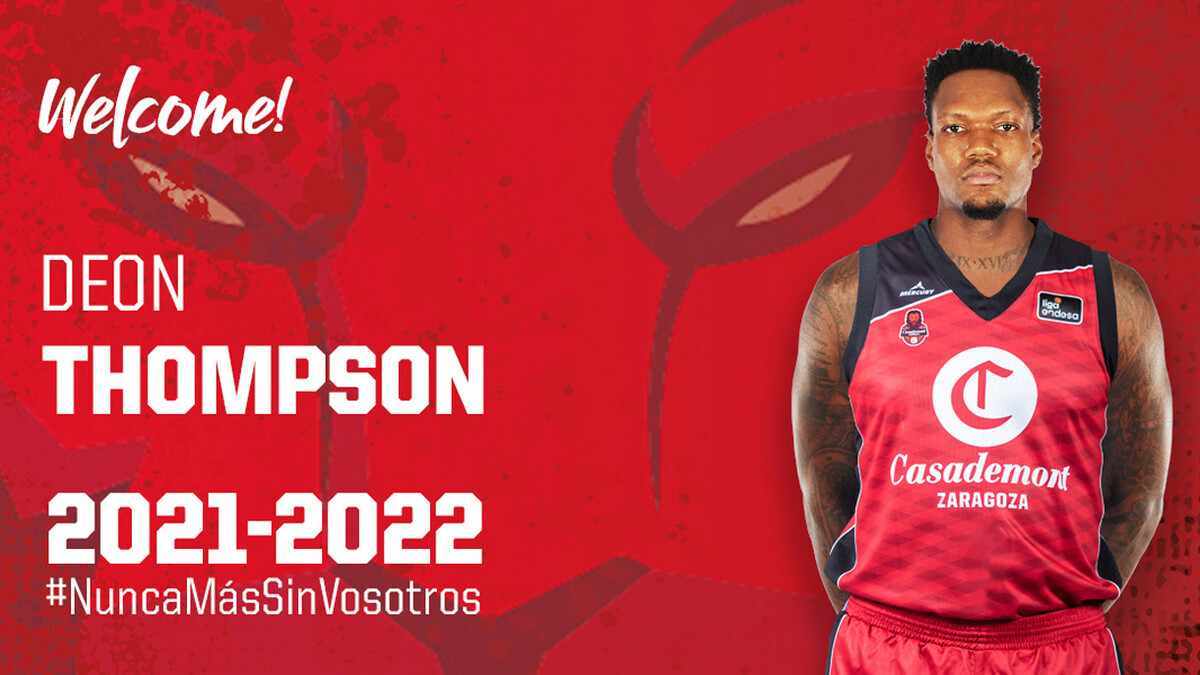 Deon Thompson se incorpora al juego interior de Casademont Zaragoza