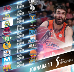 Toda la información de la jornada 11 de la liga Endesa