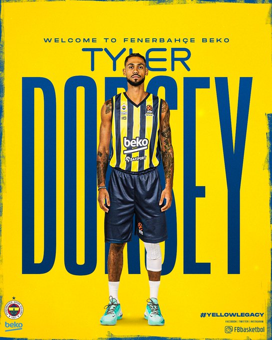 El Fenerbahce anuncia el fichaje de Tyler Dorsey