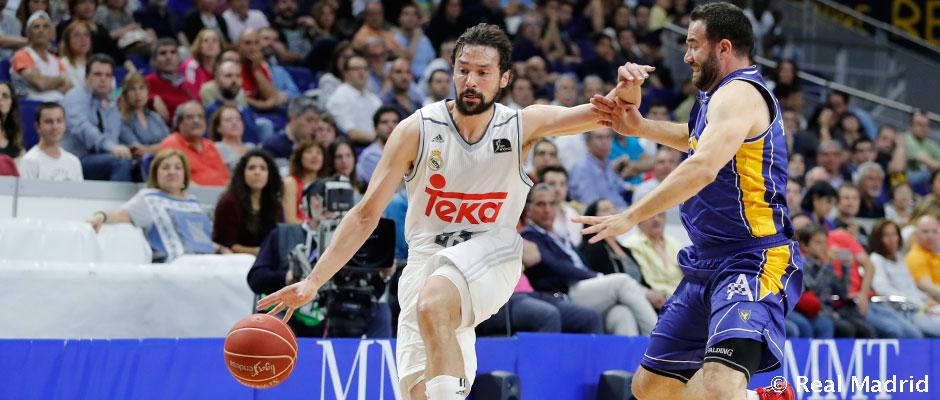 El Madrid remonta y suma el primer punto ante el UCAM Murcia (107-103)