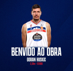 Goran Huskić, primer refuerzo interior del Monbus Obradoiro