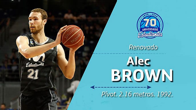 Alec Brown renueva con el Movistar Estudiantes