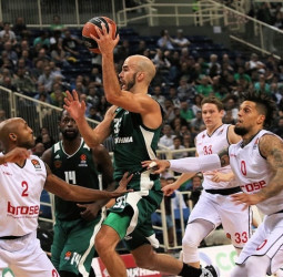 Calathes lidera el Panathinaikos en la victoria sobre el Brose Baskets (93-83)