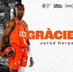 Jared Harper finaliza su contrato con Valencia Basket