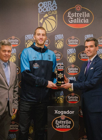 Matt Thomas, elegido Jugador Estrella Galicia del mes de diciembre