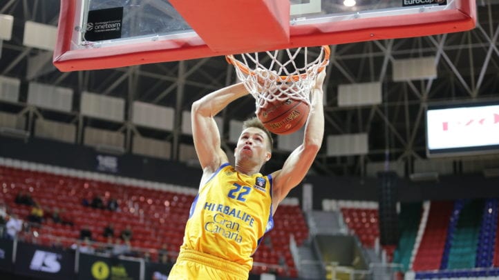 Se le escapa el triunfo al Herbalife Gran Canaria en Krasnodar (79-74)