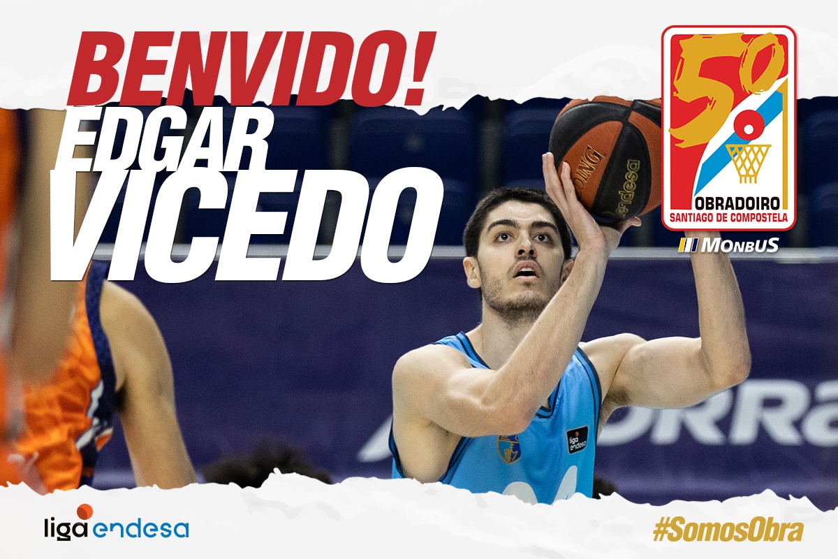 El Monbus Obradoiro contrata a Edgar Vicedo para los próximos dos meses