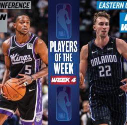 Franz Wagner y De`Aaron Fox, jugadores de la semana NBA