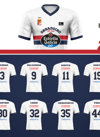 Los jugadores del Monbus Obradoiro ya han escogido sus dorsales para una temporada histórica