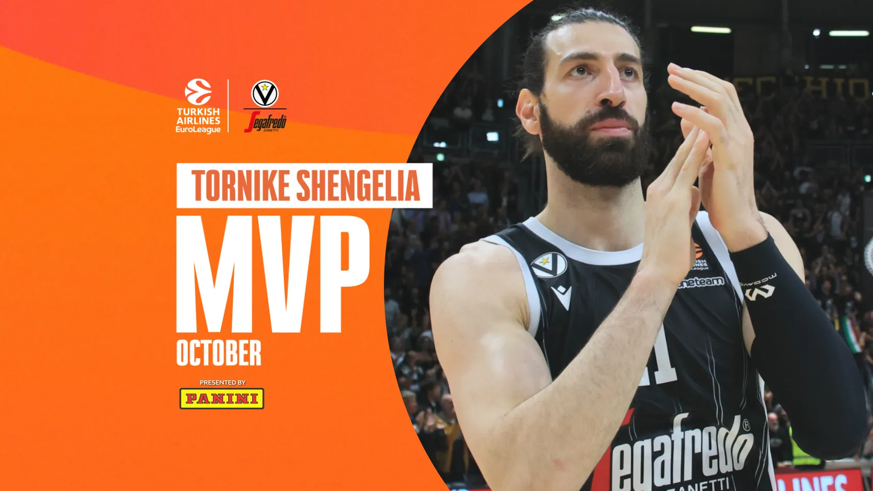 MVP de octubre EuroLeague: Tornike Shengelia, Virtus Segafredo Bologna