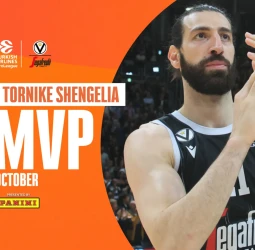 MVP de octubre EuroLeague: Tornike Shengelia, Virtus Segafredo Bologna