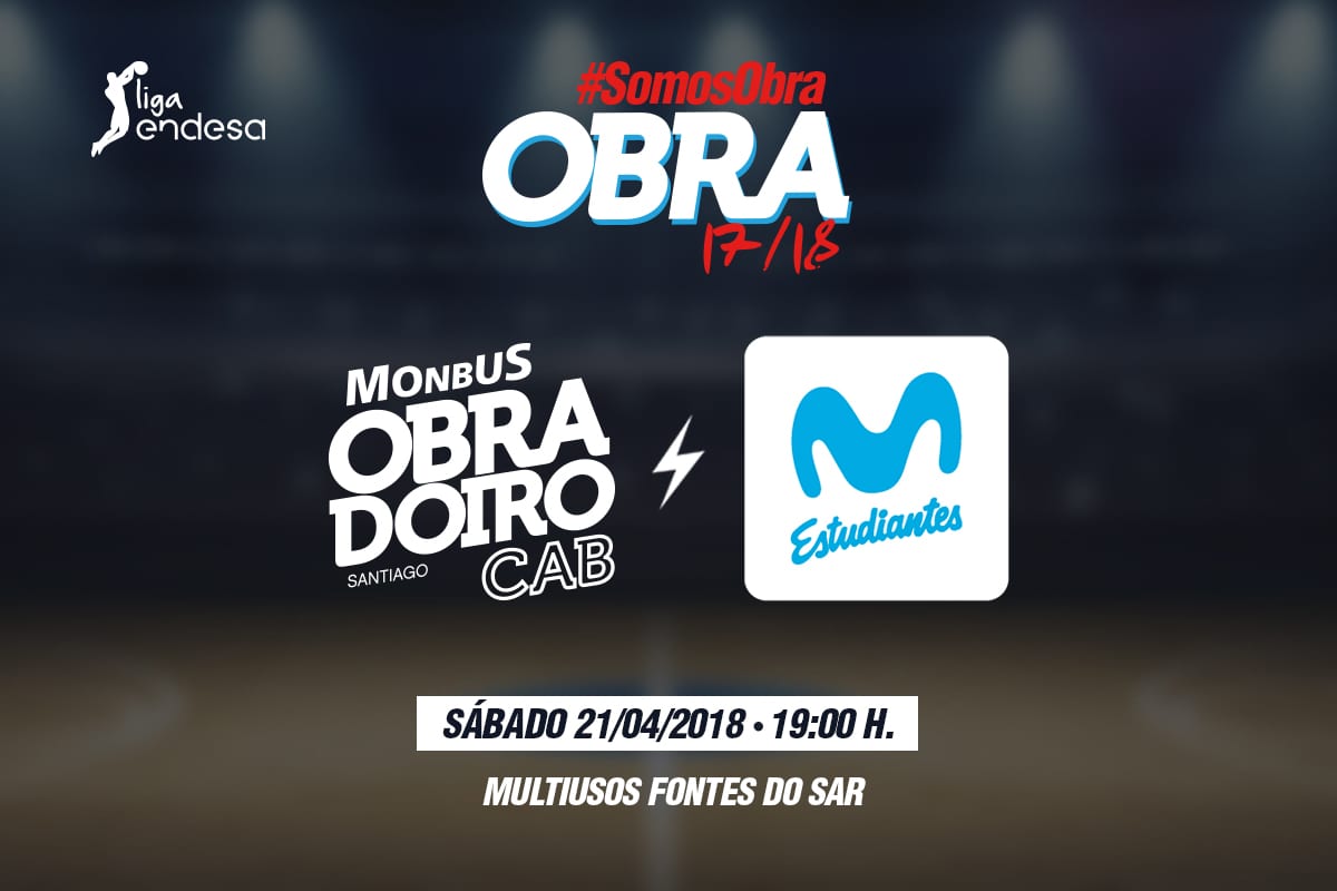 El Monbus Obradoiro – Movistar Estudiantes será el Partido del Federado