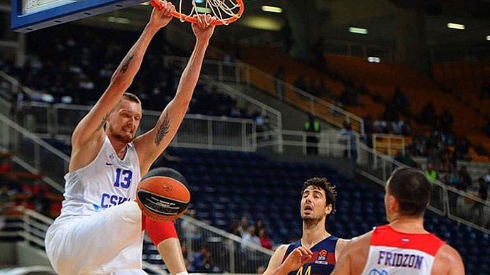 Primera derrota del Barcelona Lassa en la prórroga, ante el CSKA Moscú (100-96)
