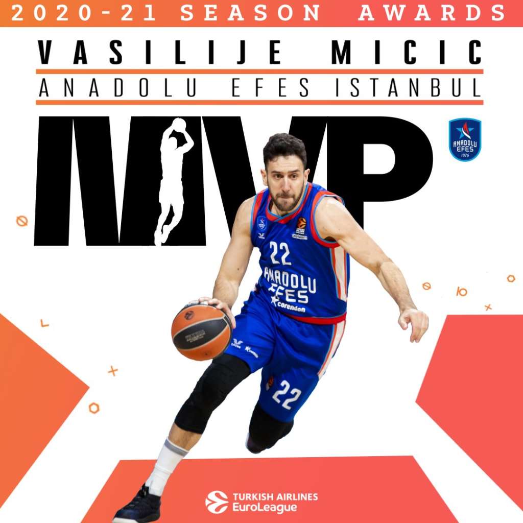 Vasilije Micic, MVP de la temporada de la EuroLeague