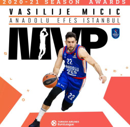 Vasilije Micic, MVP de la temporada de la EuroLeague