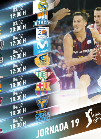 Toda la información de la jornada 19 de la Liga Endesa