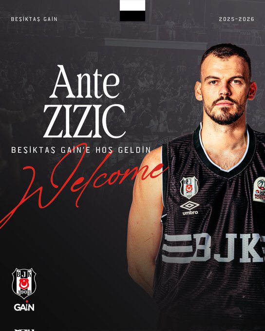 Ante Žižić firma con Beşiktaş tras dos temporadas en Virtus Bologna