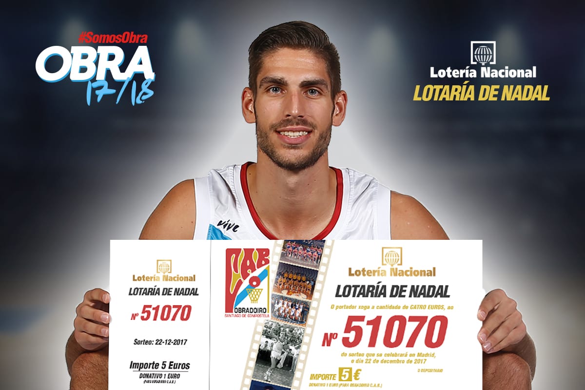 El Monbus Obradoiro jugará a la Lotería de Navidad con el 51070, fecha de la fundación del club
