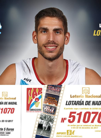 El Monbus Obradoiro jugará a la Lotería de Navidad con el 51070, fecha de la fundación del club