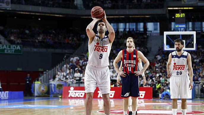 Felipe Reyes, máximo anotador histórico del Real Madrid en era ACB