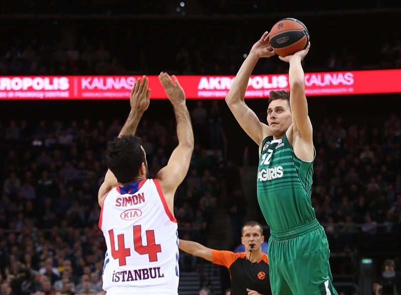 Edgaras Ulanovas, MVP de la jornada 9 de la EuroLiga