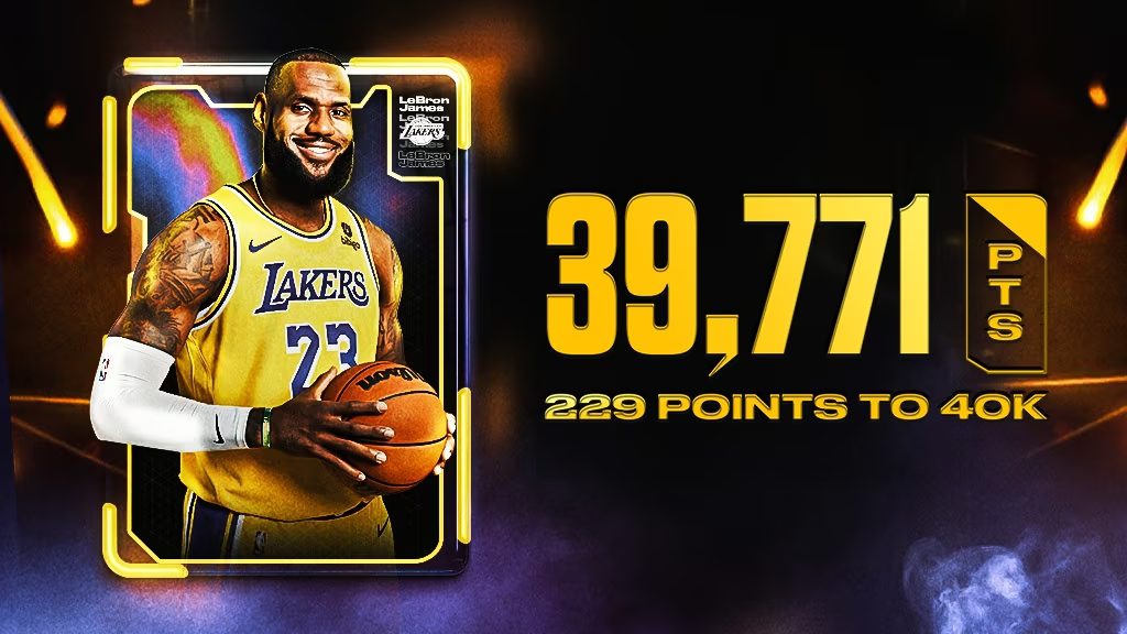 LeBron James se acerca a la frontera de los 40.000 puntos
