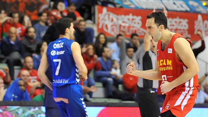 El UCAM Murcia se impone al Gipuzkoa Basket gracias a su mejor segunda mitad (83-69)