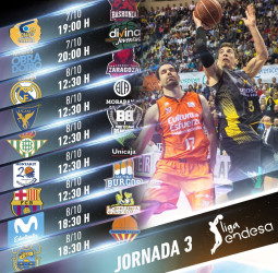 Toda la información sobre la jornada 3 de la Liga Endesa