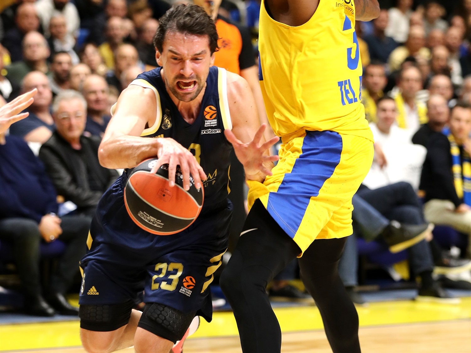 El Madrid acaba con la imbatibilidad del Maccabi en su cancha (77-81)