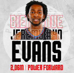 El Paris Basketball refuerza su pintura con Jeremy Evans