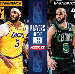 Anthony Davis y Derrick White, jugadores de la semana NBA