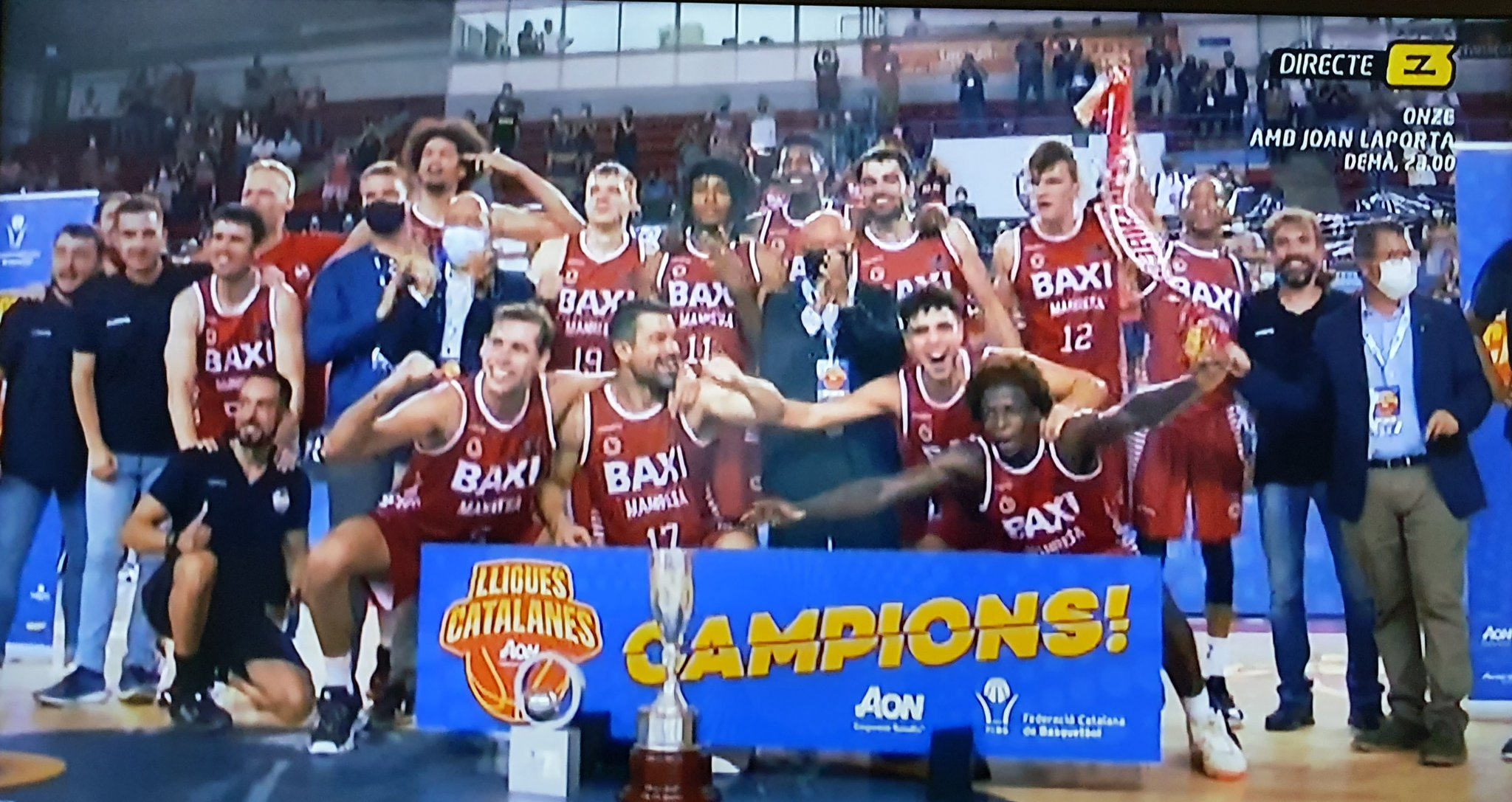 El BAXI Manresa, campeón de la Lliga catalana
