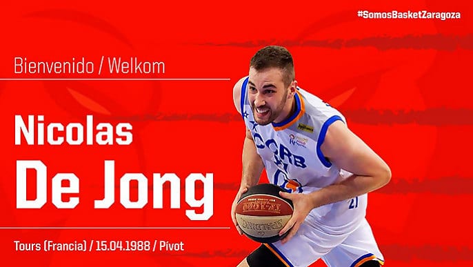 Nicolas De Jong completa el juego interior de Tecnyconta Zaragoza