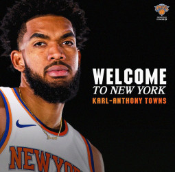 Los New York Knicks dan la bienvenida a Karl-Anthony Towns