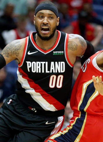 Carmelo Anthony se debate entre seguir en los Blazers o volver a los Knicks