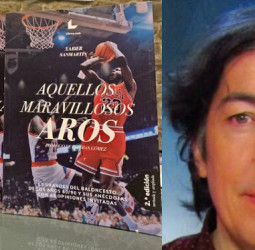 El libro de baloncesto 'Aquellos Maravillosos Aros' en un foro de literatura y deporte