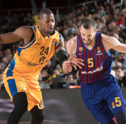 El FC Barcelona se consolida en la quinta plaza tras derrotar el Herbalife Gran Canaria. Festival de triples azulgranas (93-64)