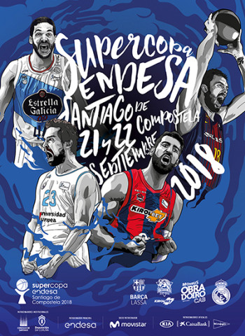 Carteles oficiales de la Supercopa Endesa 2018 de Santiago