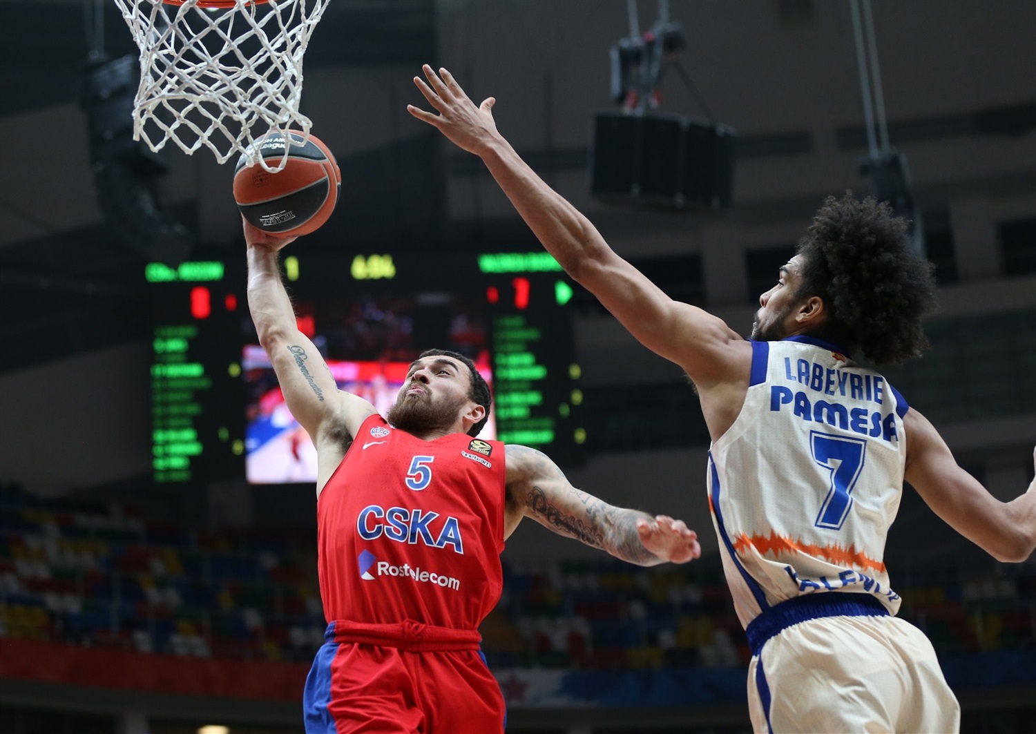 El acierto del CSKA detiene a un luchador Valencia Basket (81-70)