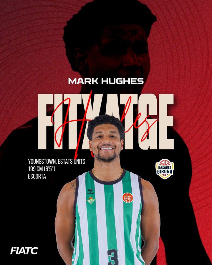 Mark Hughes ficha por el Bàsquet Girona