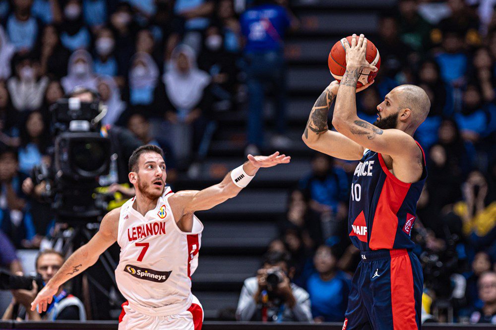 Francia, decepcionada, superó a un enérgico Líbano (85-79)