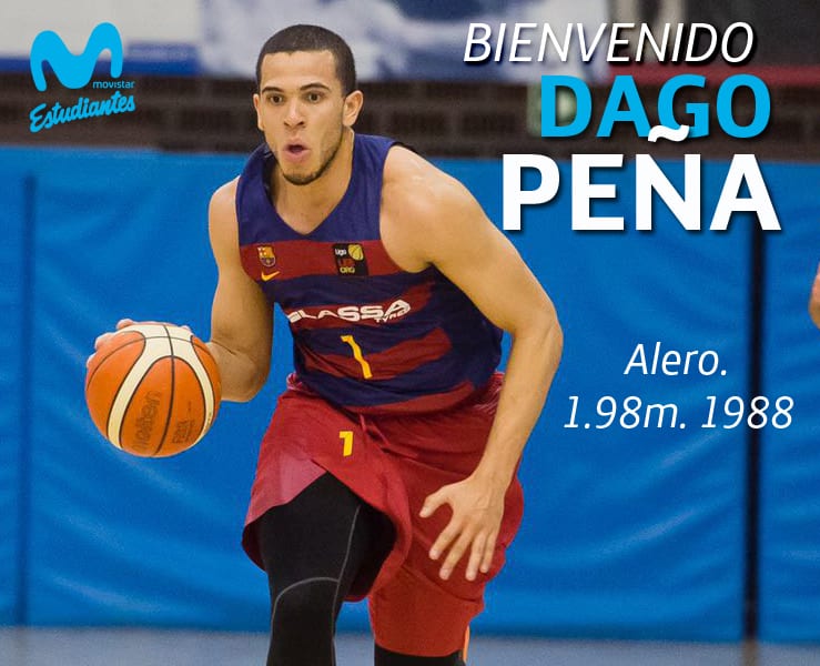 Dago Peña, puntos para Movistar Estudiantes