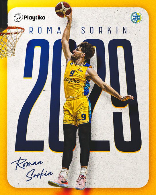 Roman Sorkin seguirá en el Maccabi cinco años más